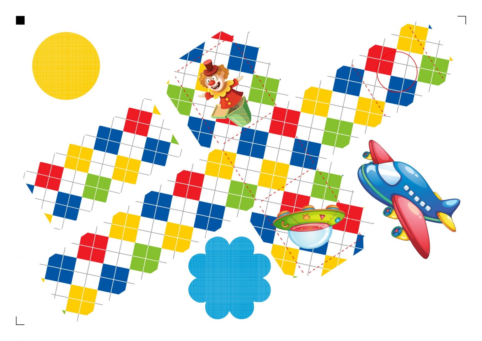 Kit Festa Brinquedos Coloridos para imprimir - Arte para toda a festa