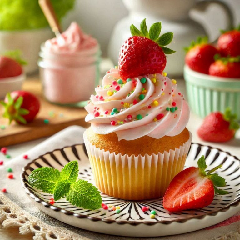 Receita de Cupcake de Morango com Chantilly 8 Cupcake de Morango com Chantilly (3)