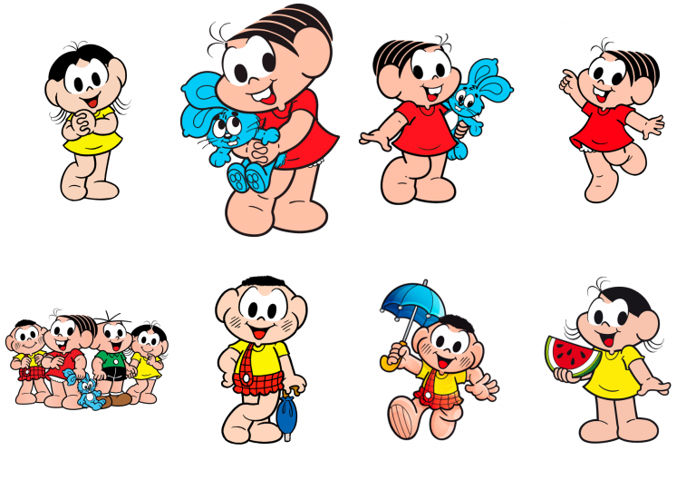 Elementos Festa Turma da Mônica para imprimir 8 Elementos Festa Turma da Mônica Personagens para imprimir