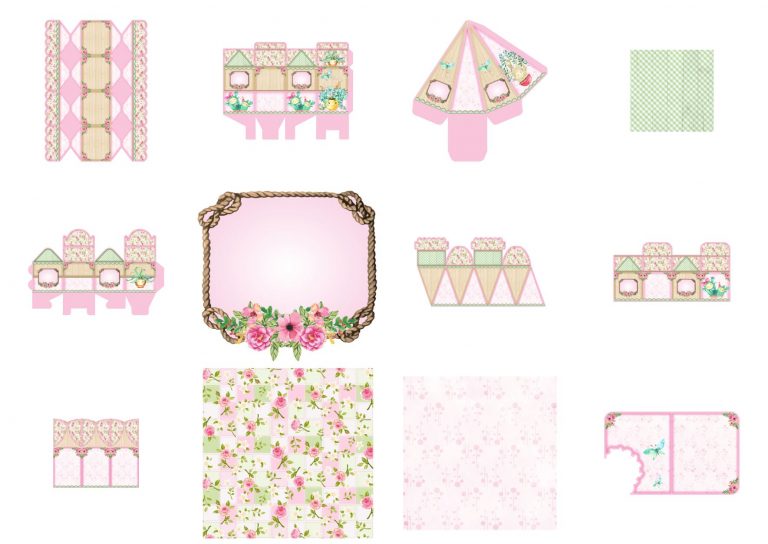 Kit Festa Cactos Menina para imprimir 1 Kit Festa Cactos Menina para imprimir