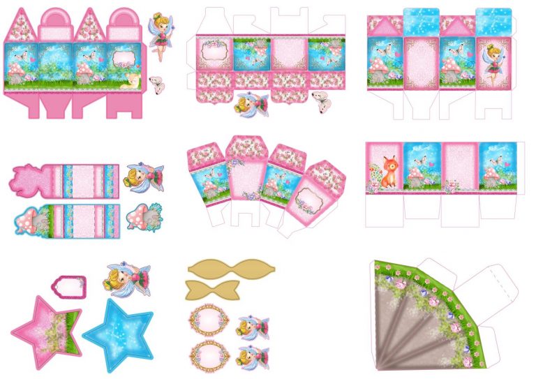 Kit Festa Fadinha para imprimir 8 Kit Festa Fadinha para imprimir