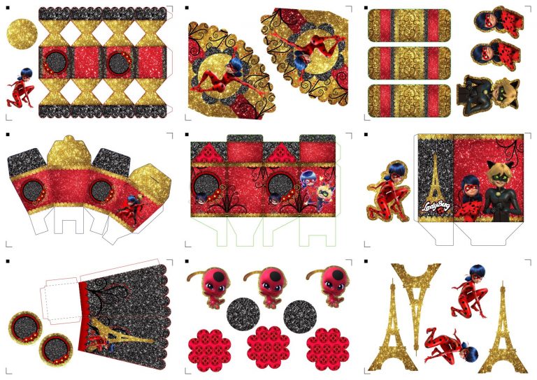 Kit Festa Lady Bug para imprimir 4 Kit Festa Lady Bug para imprimir