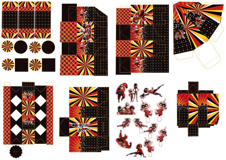 Kit Festa Os Incríveis para imprimir 4 Kit Festa Os Incríveis para imprimir