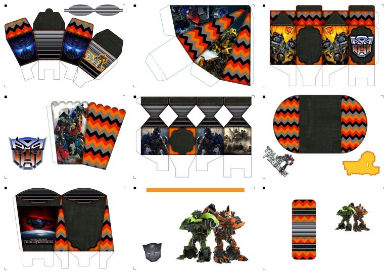 Kit Festa Transformers para imprimir 1 Kit Festa Transformers para imprimir