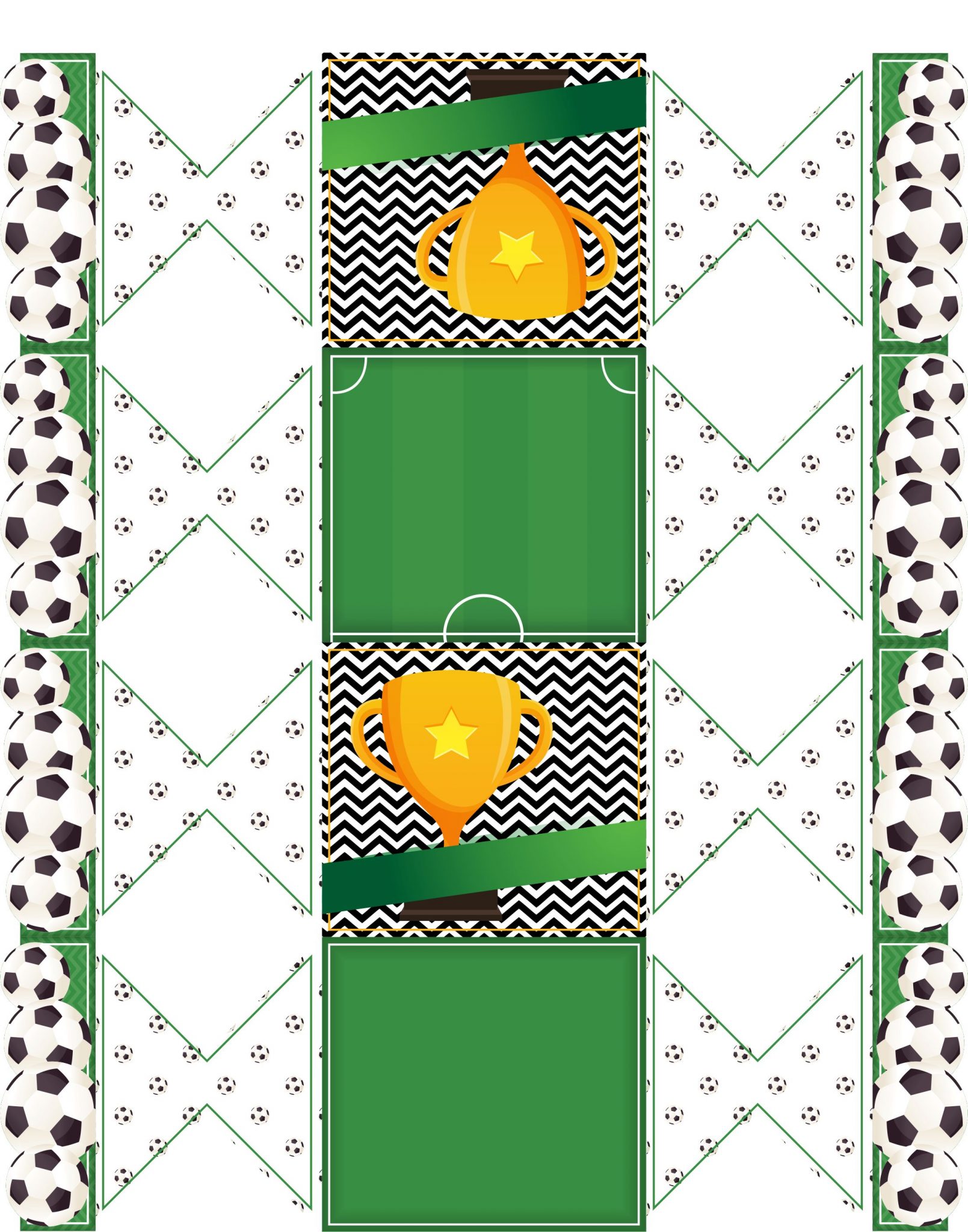 Kit Festa Futebol para imprimir - Arte para toda a festa