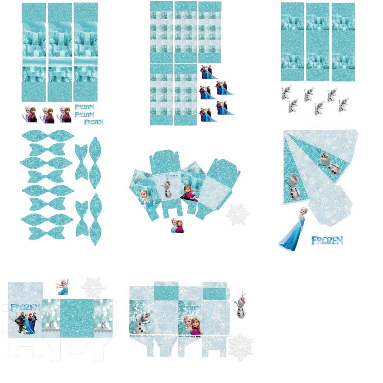 Kit Festa Frozen para imprimir 3 Kit Festa Frozen para imprimir
