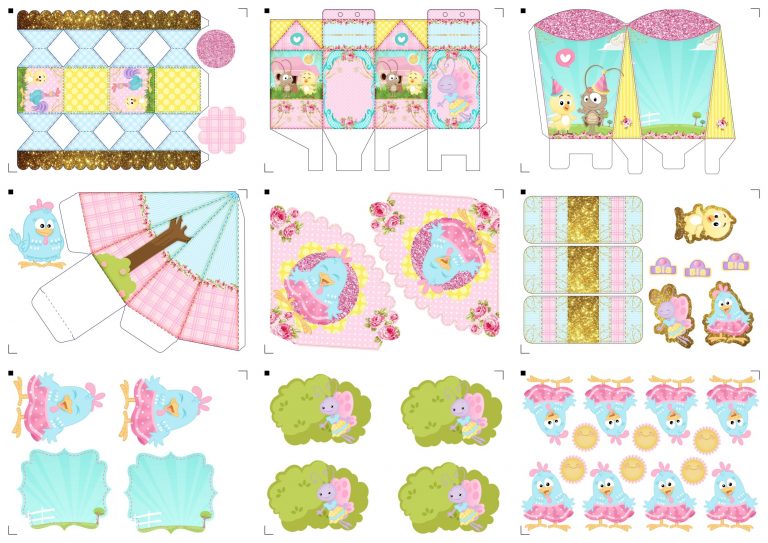 Kit Festa Galinha Pintadinha Luxo para imprimir