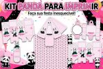Kit Festa Panda Baby para imprimir
