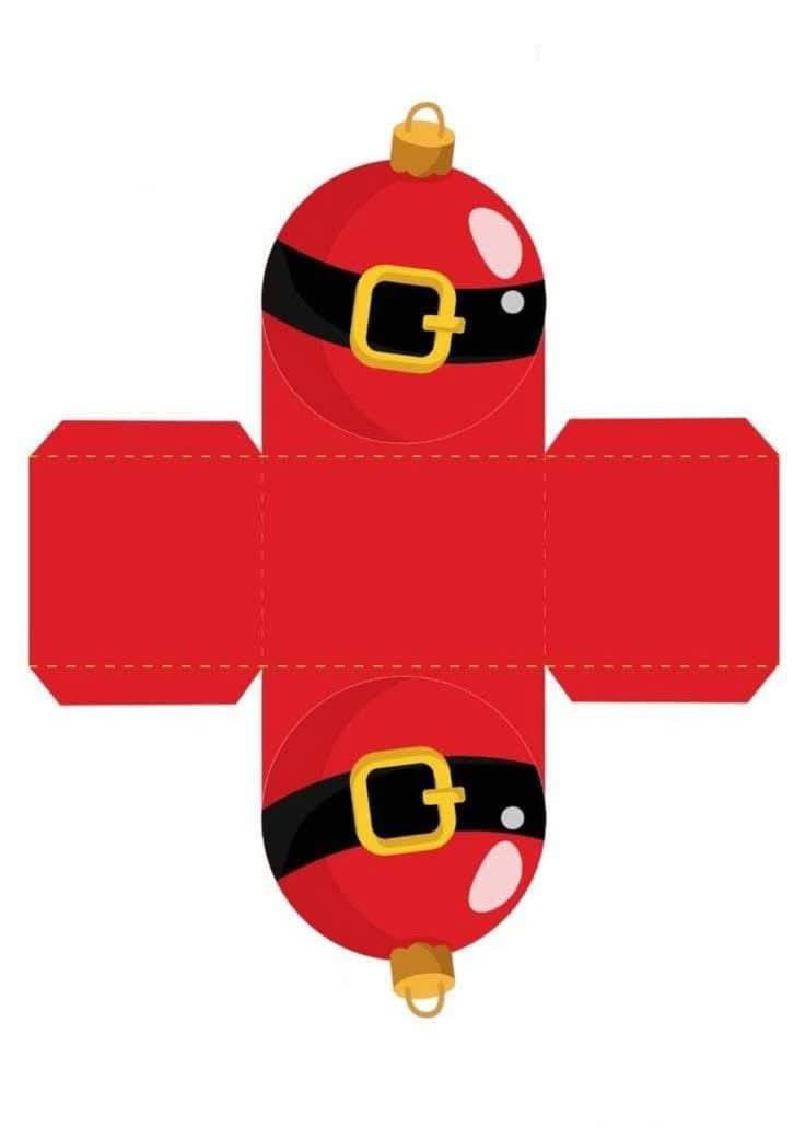 Caixinhas de natal para imprimir e montar 13 Caixinha de natal para imprimir e montar (2)