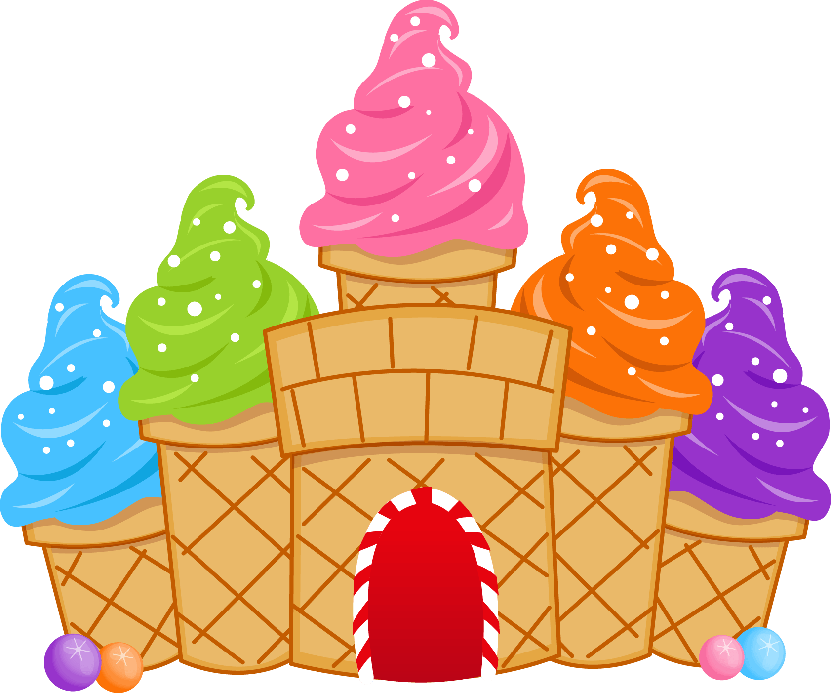 ELEMENTOS festa doces para imprimir - Folha 342
