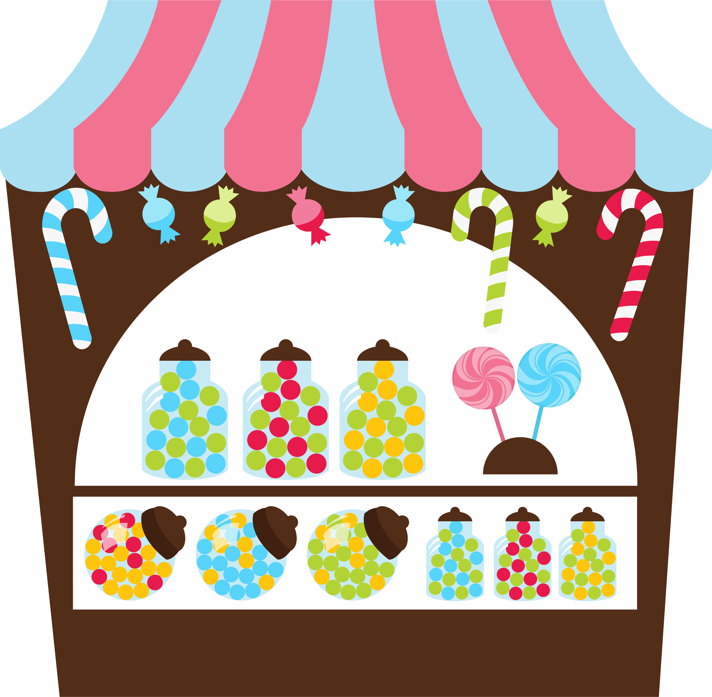 ELEMENTOS festa doces para imprimir - Folha 538