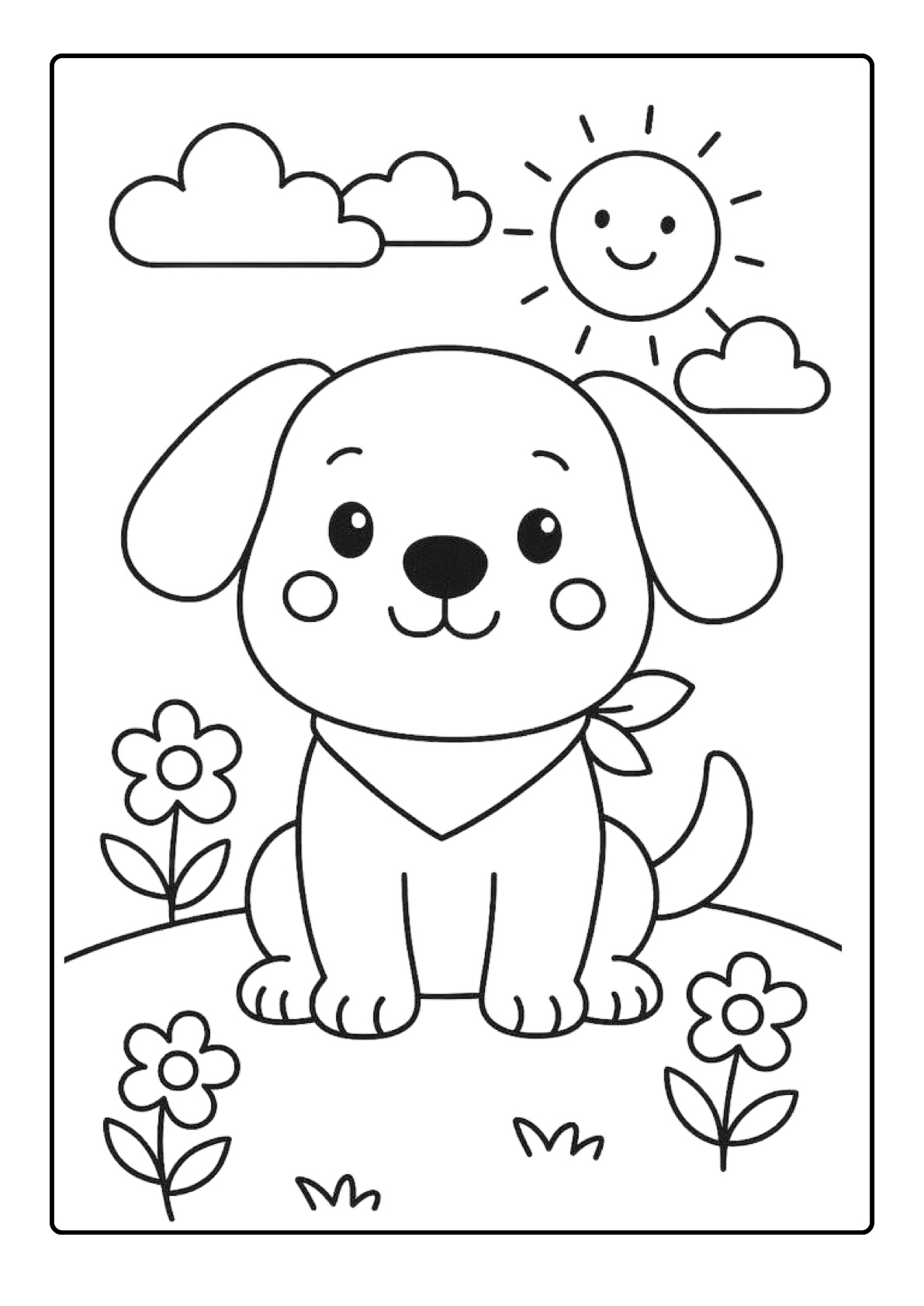 Livro para colorir para imprimir - Folha 1