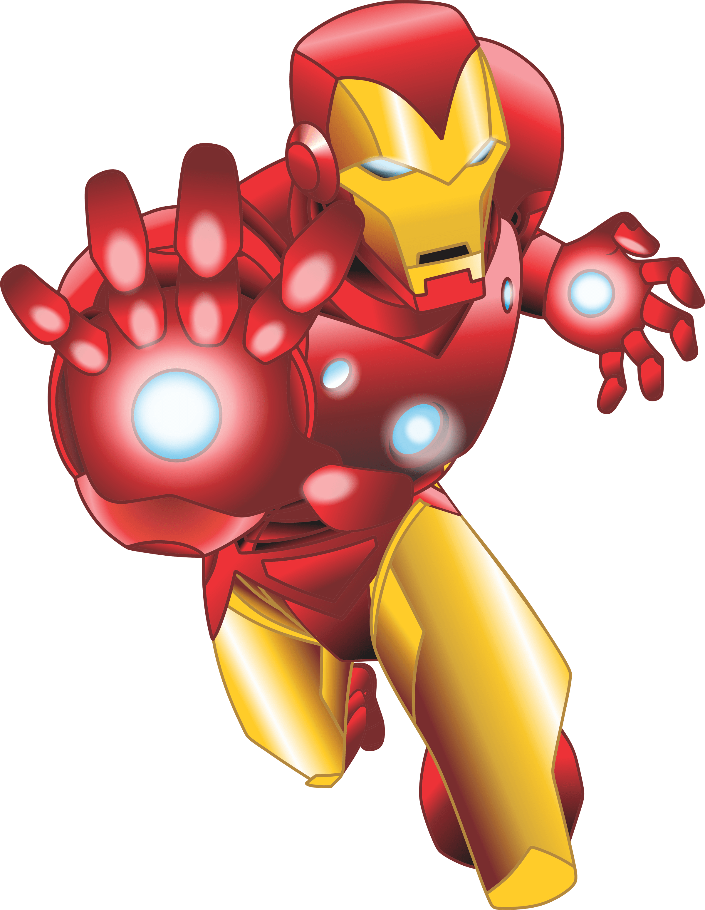Personagem homem de ferro para imprimir - Folha 2