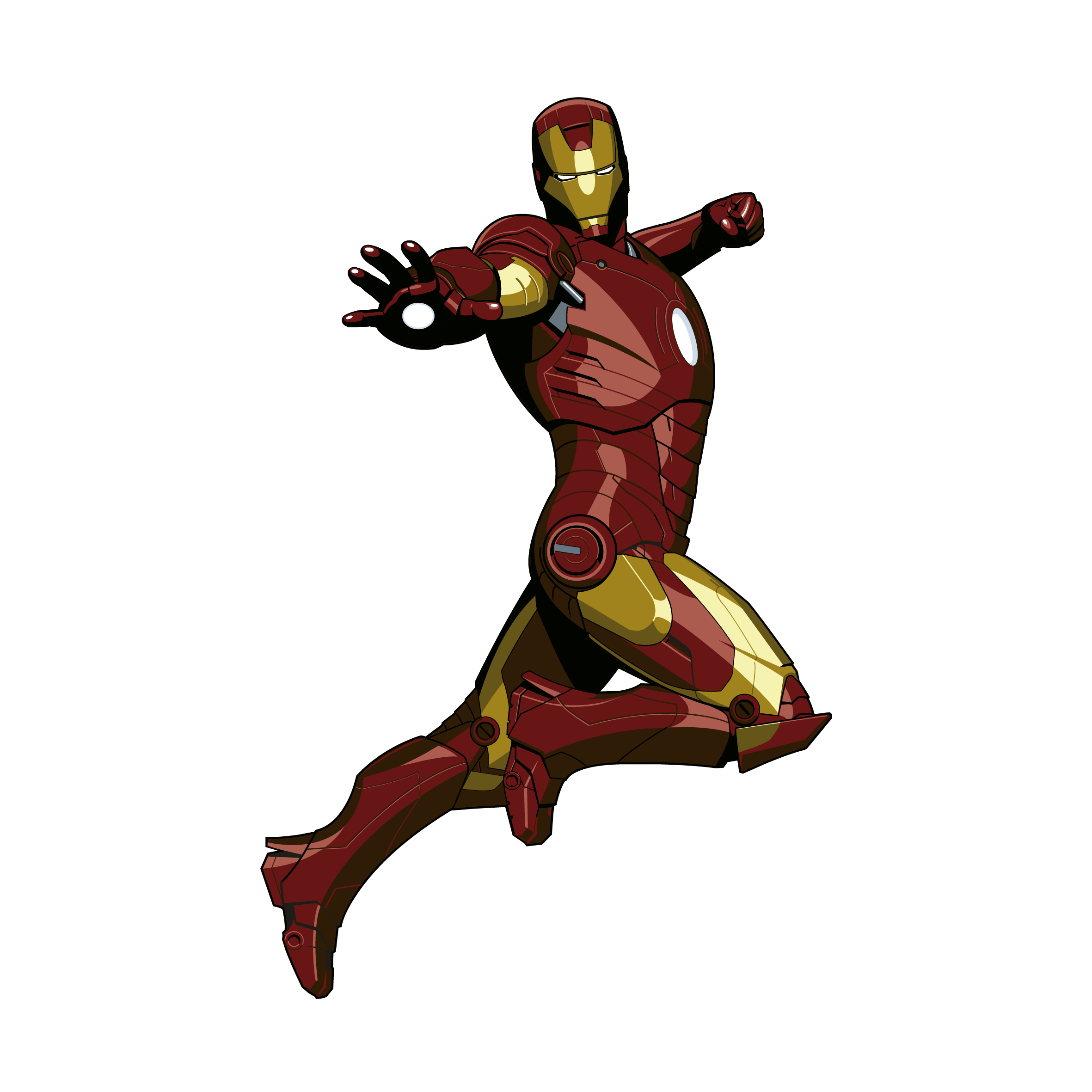 Personagem homem de ferro para imprimir - Folha 7
