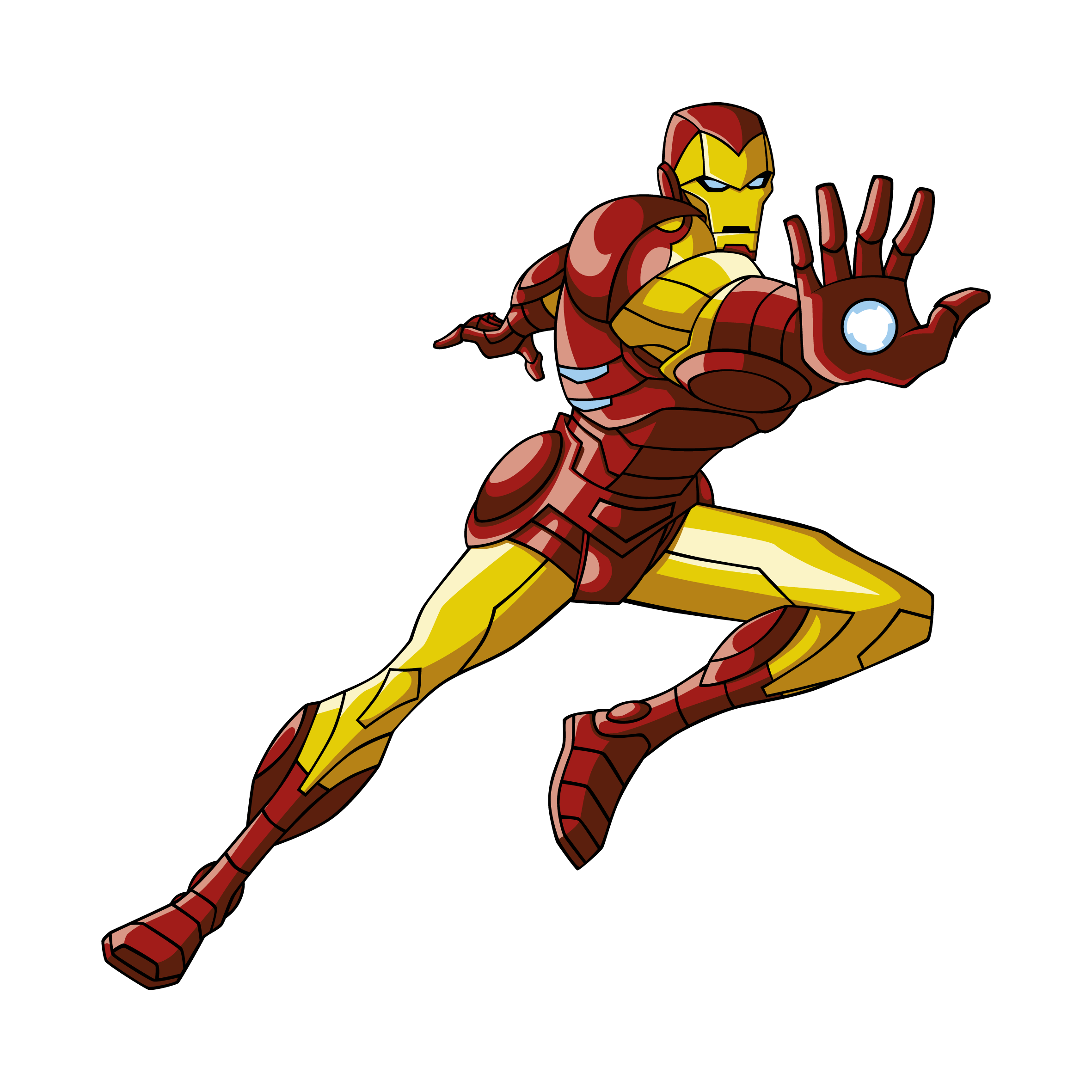 Personagem homem de ferro para imprimir - Folha 8