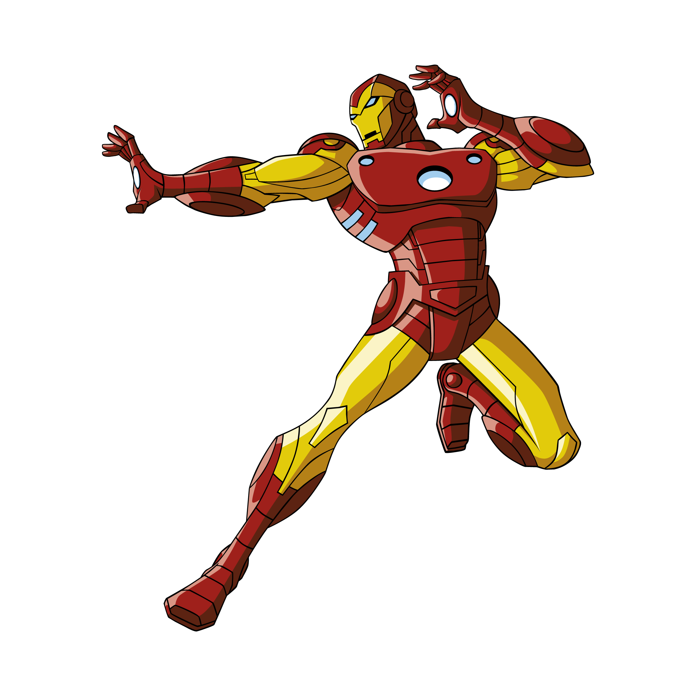 Personagem homem de ferro para imprimir - Folha 9