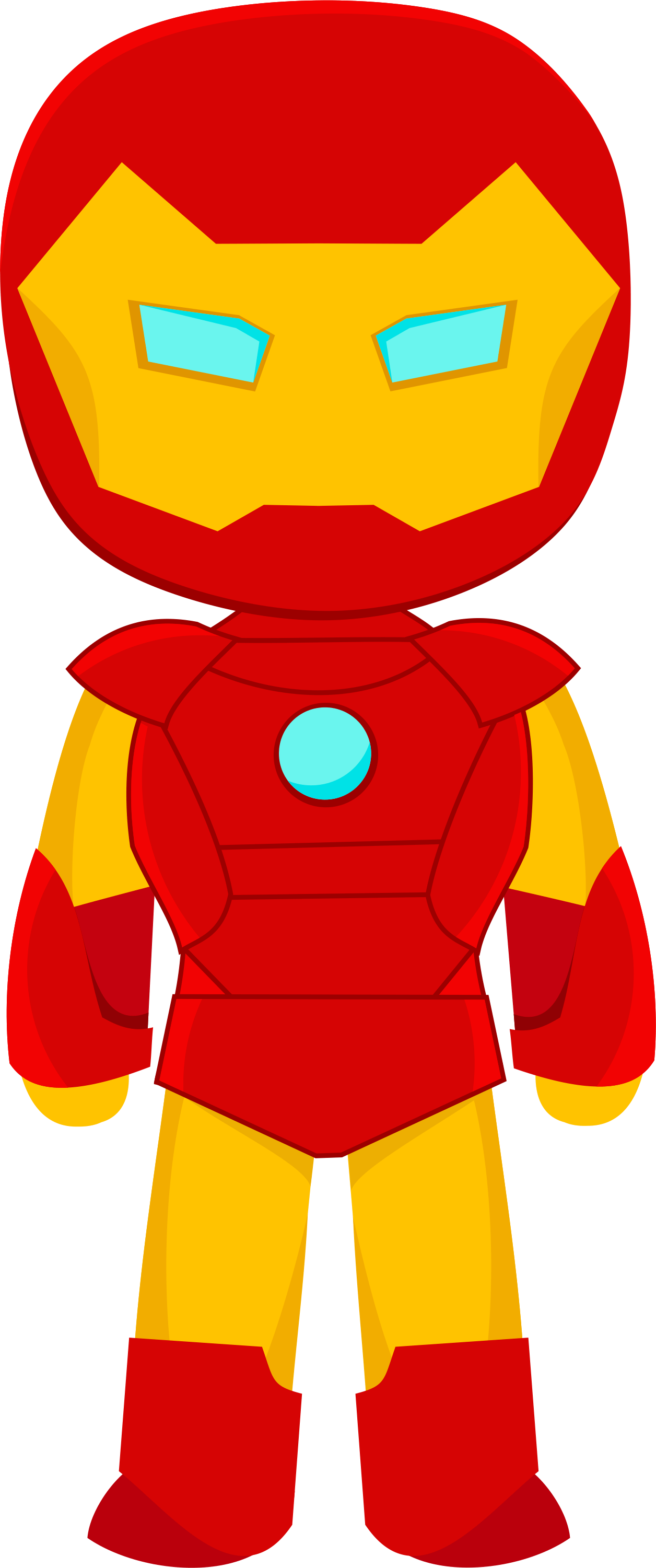 Personagem homem de ferro para imprimir - Folha 24