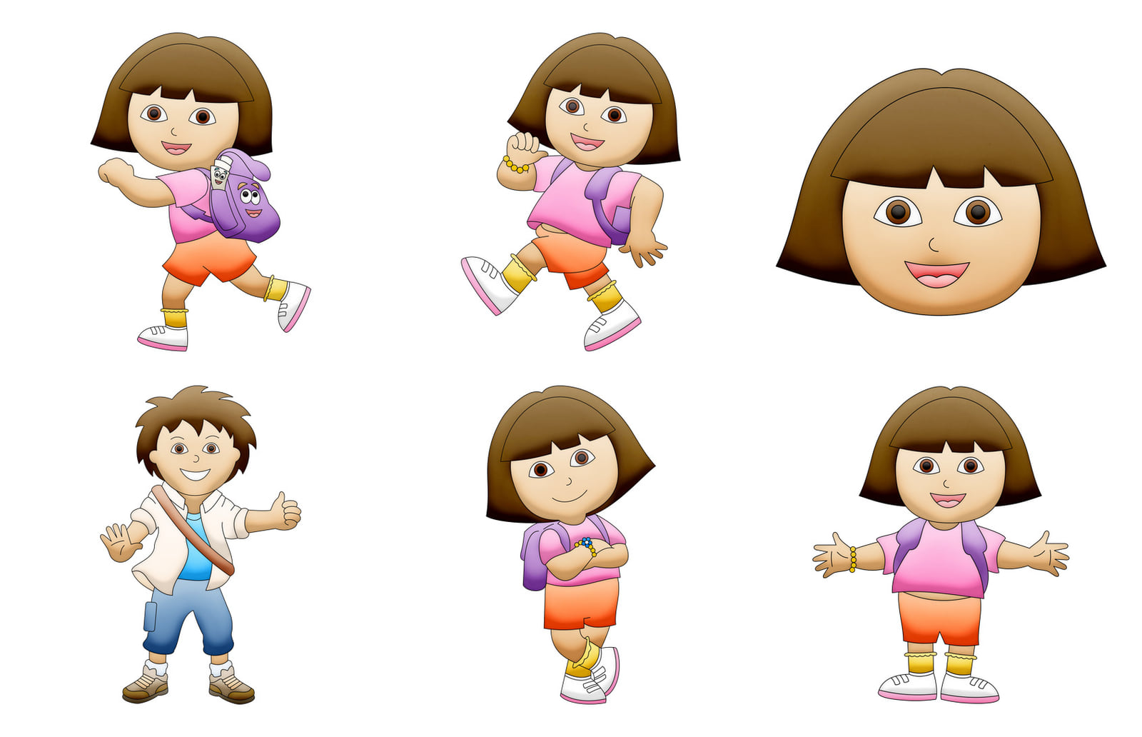 PERSONAGENS dora aventureira para imprimir