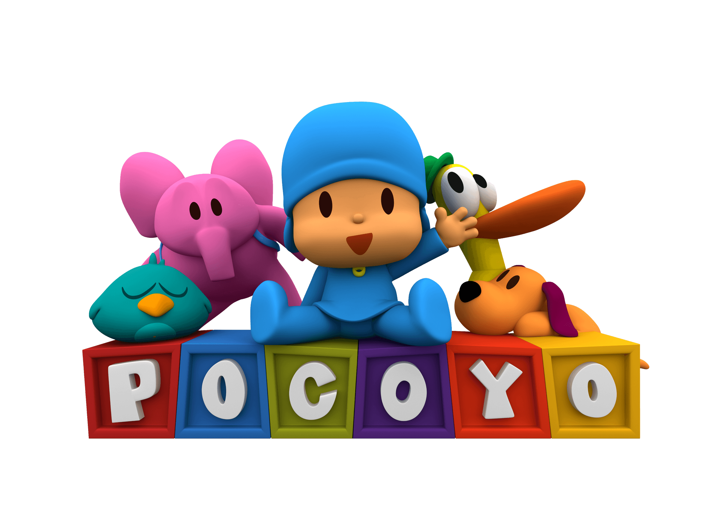 Personagens e papel digital Pocoyo para imprimir - Folha 15