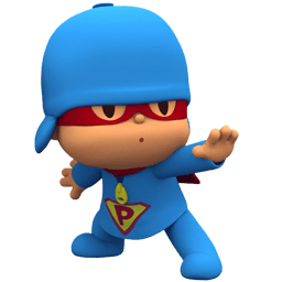 Personagens e papel digital Pocoyo para imprimir - Folha 17